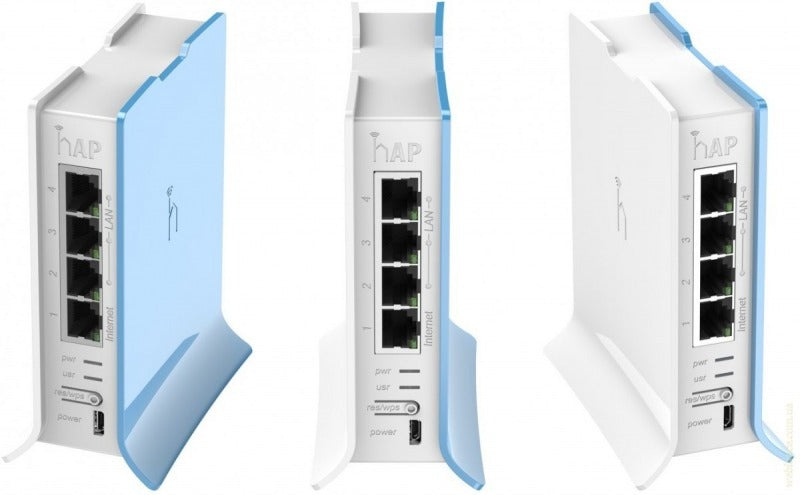 Access Point Interior Mikrotik Routerboard Hap Lite Rb941-2nd-tc Azul Y Blanco 5v