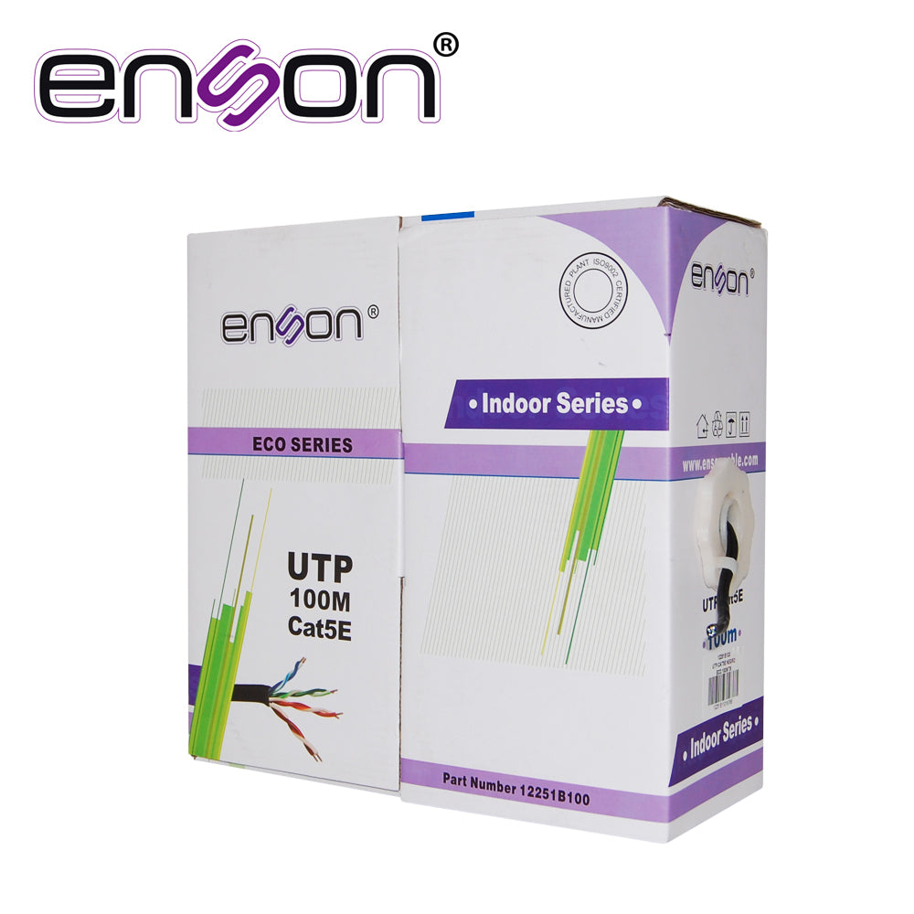 12251L305, Cable UTP Cat5E, 24AWG CCA, 305Mts, Color Azul, Uso Interior