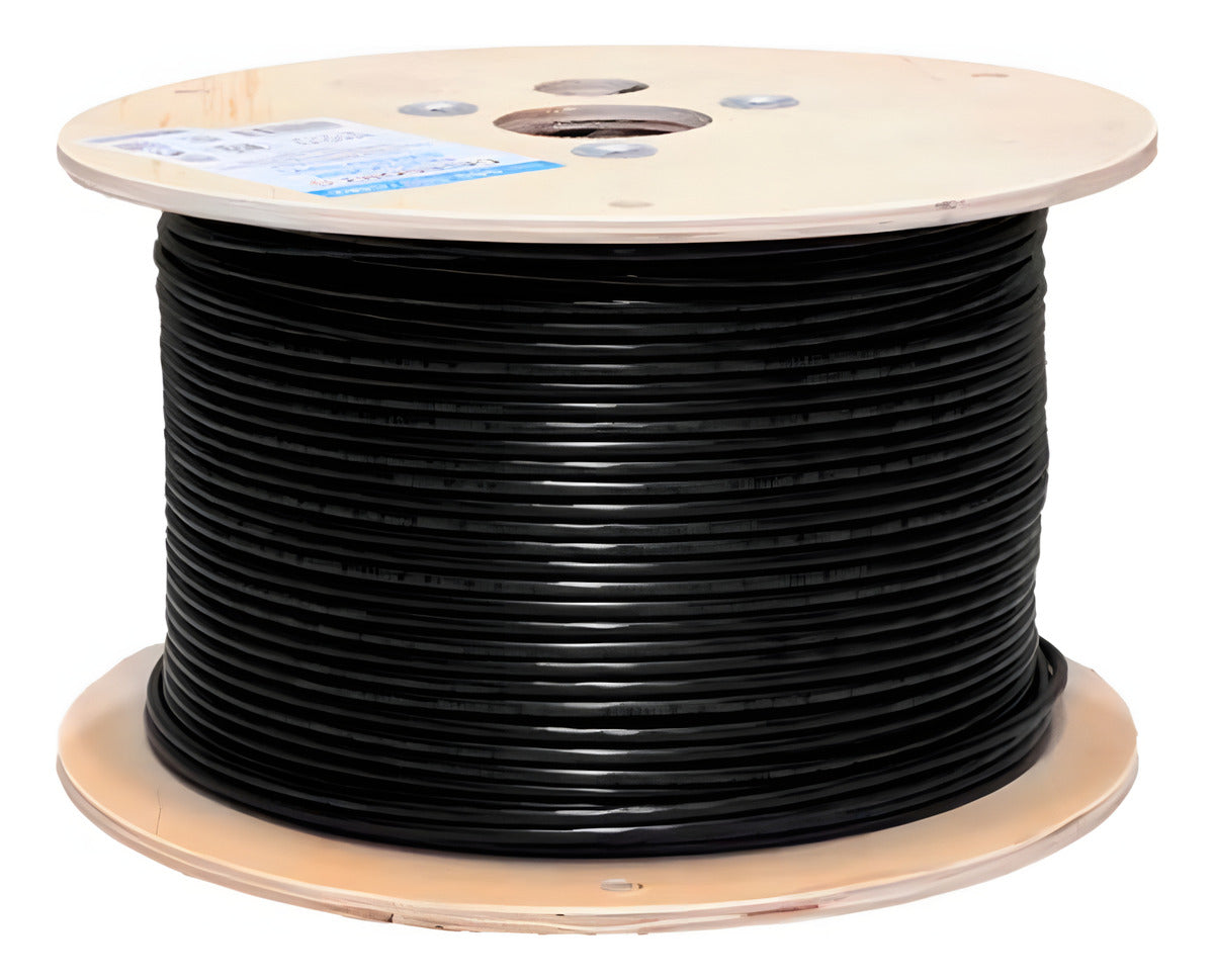 Cable UTP Cat6 Para Exteriores, clasificación UV, Negro, cobre sólido, 305mts 069-559/CMX
