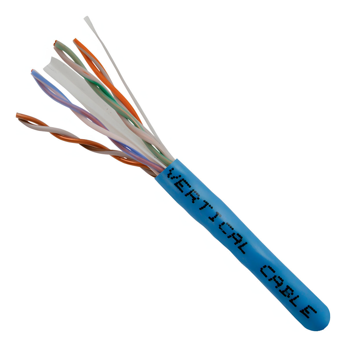 Cable UTP Cat 6, forro azul de PVC, para Interiores de 550mhz, 305mts, 060-488/BL Vertical Cable
