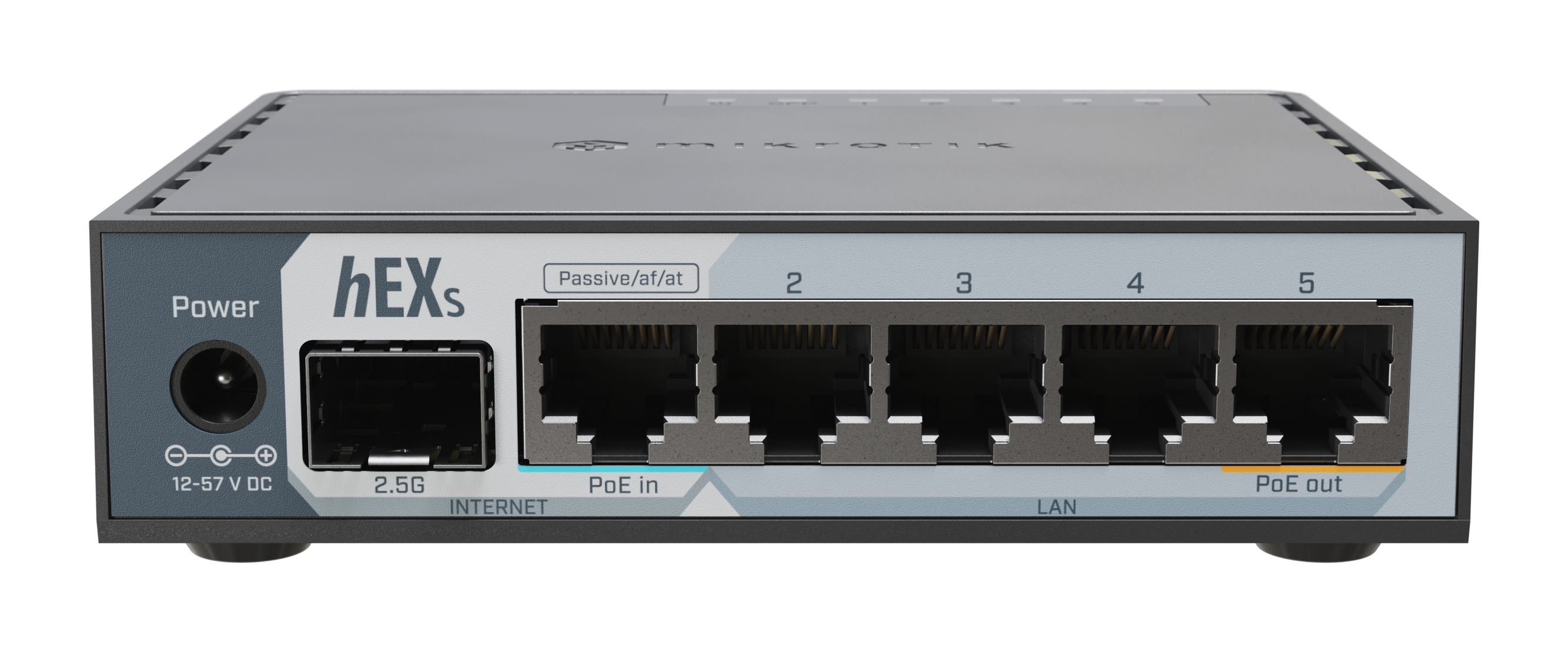 Ruteador Mikrotik E60iUGS, hEX S, USB, PoE, 5 Puertos Gigabit , 1 Puerto SFP