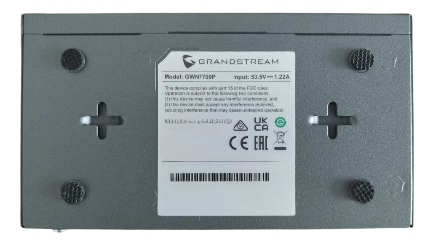 GWN7700P Switch PoE No Administrable Grandstream 5 Puertos