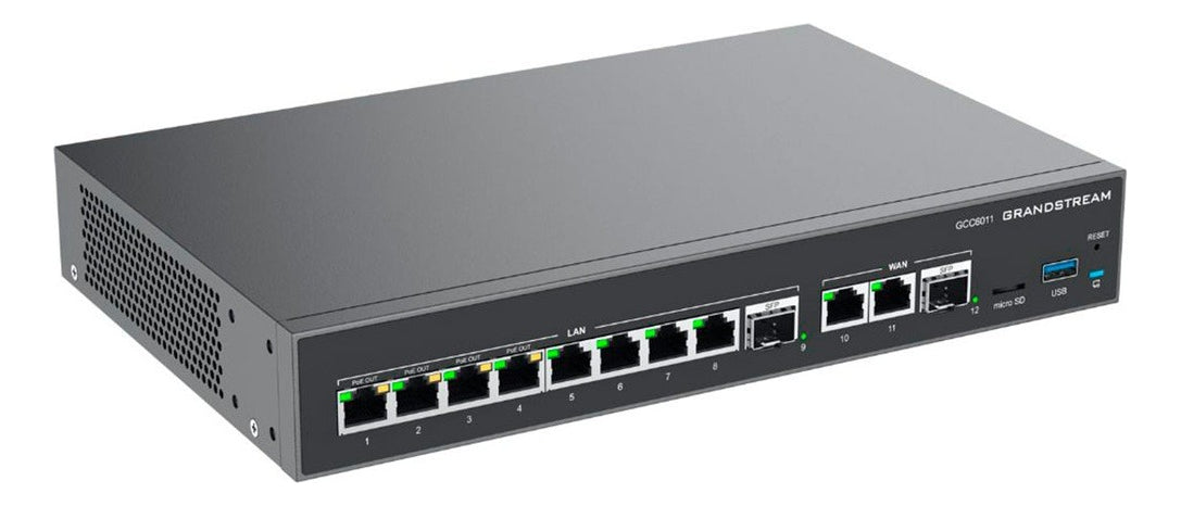 Grandstream GCC6011 4x1 Conmutador IP, Firewall, Ruteador VPN Y Switch