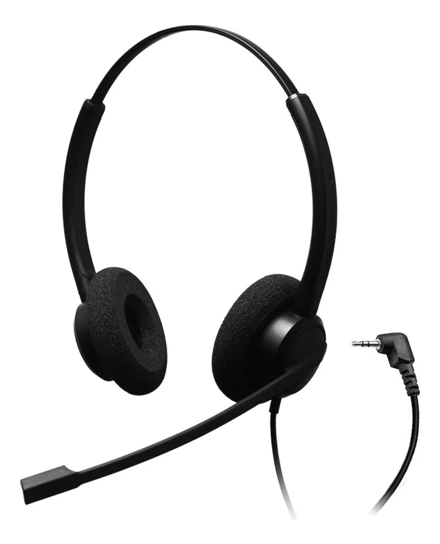 Diadema Con Cancelación De Ruido CRYSTAL 2732 2.5mm (Binaural) Ideal para Poly CT14