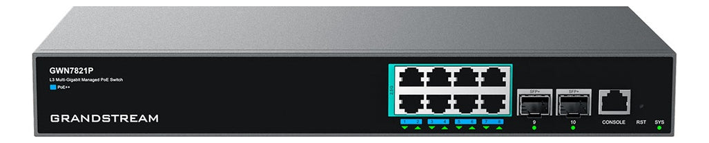 GWN7821P Switch De Agregación Poe++ Administrable Capa 3