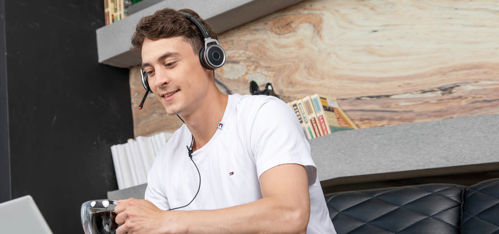 VTX208-D, Diadema binaural, Conector USB 2.0 y 3.5mm