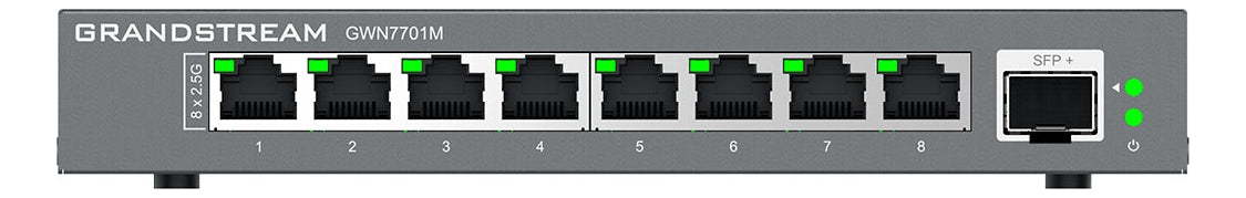Switch No Administrable GWN7701M Grandstream, 8 Puertos RJ45, 1 SFP+