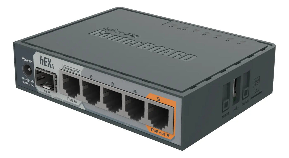 Router Mikrotik Routerboard Hex S Rb760igs Gris 100v/240v