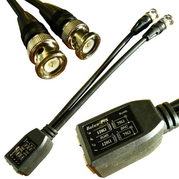 Balun-P/S, Adaptador de impedancia pasivo para E1 tipo pigtail