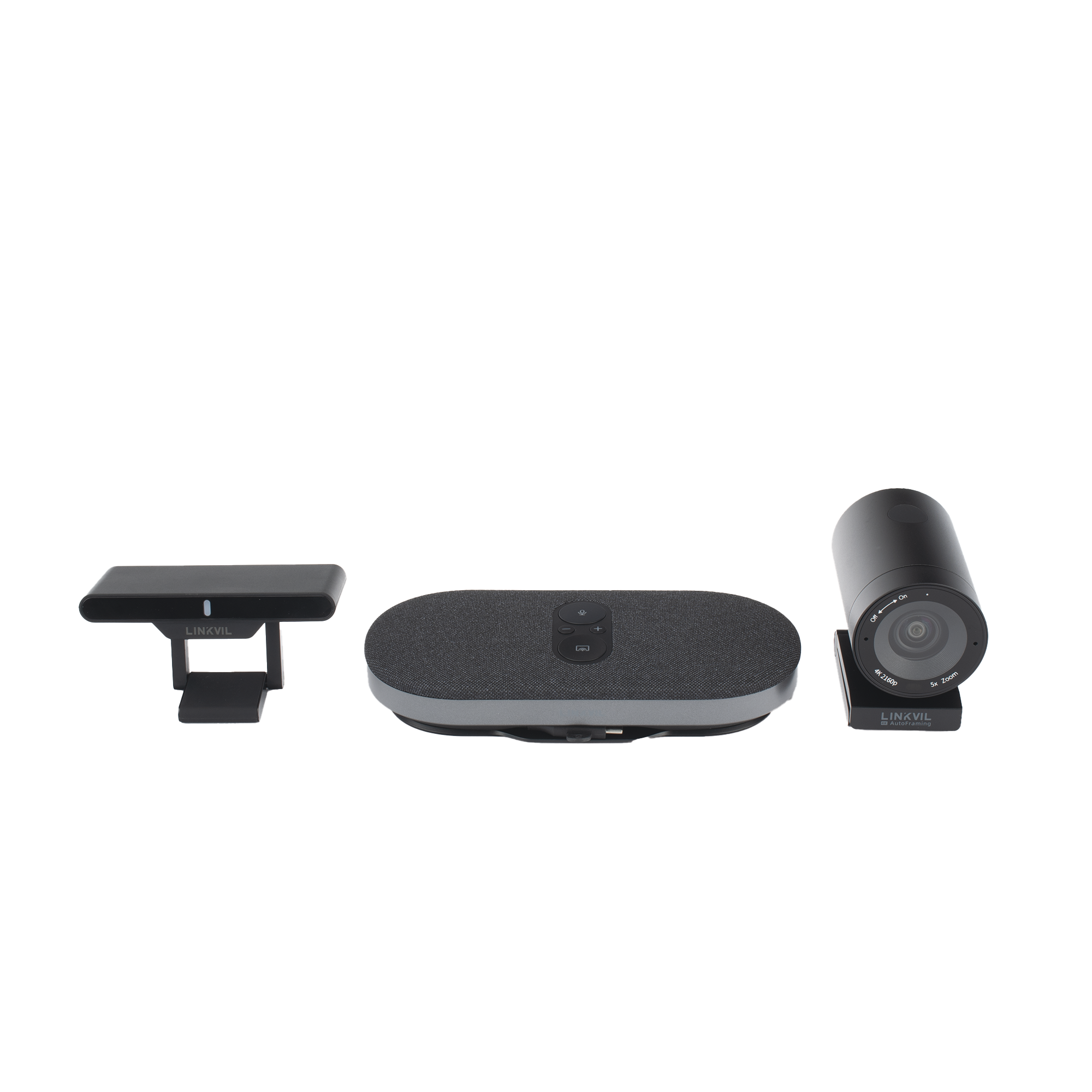 Sistema Videoconferencia 4K Todo en Uno / Cámara 8MP + Altavoz 3W / Micrófono 8 Filas / USB Type-C BYOD / Transmisión Inalámbrica 4K / Salas hasta 32 m² (344 ft²)