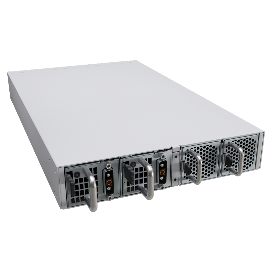 Mikrotik, CRS804-4DDQ-hRM, Switch/Router, CPU 4 nucleos 2000 MHz, 4 GB RAM, 4 x QSFP56-DD de 400G, 2 x GEth 10 Gigabit, RouterOS v7