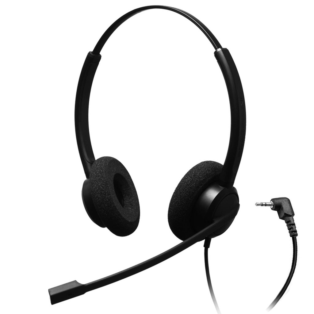 CRYSTAL 2732 2.5mm Diadema con cancelación de ruido, 2.5mm (Binaural)