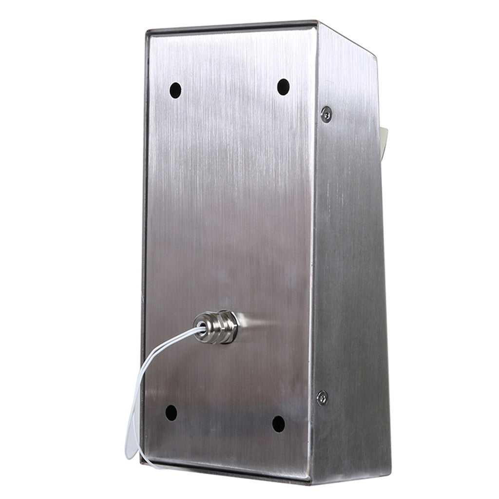 J&R Technology JR201-FK-Analog-SS, Teléfono Análogo anti vandálico, acero inoxidable, 12 teclas, montaje en pared, 130x247x132mm