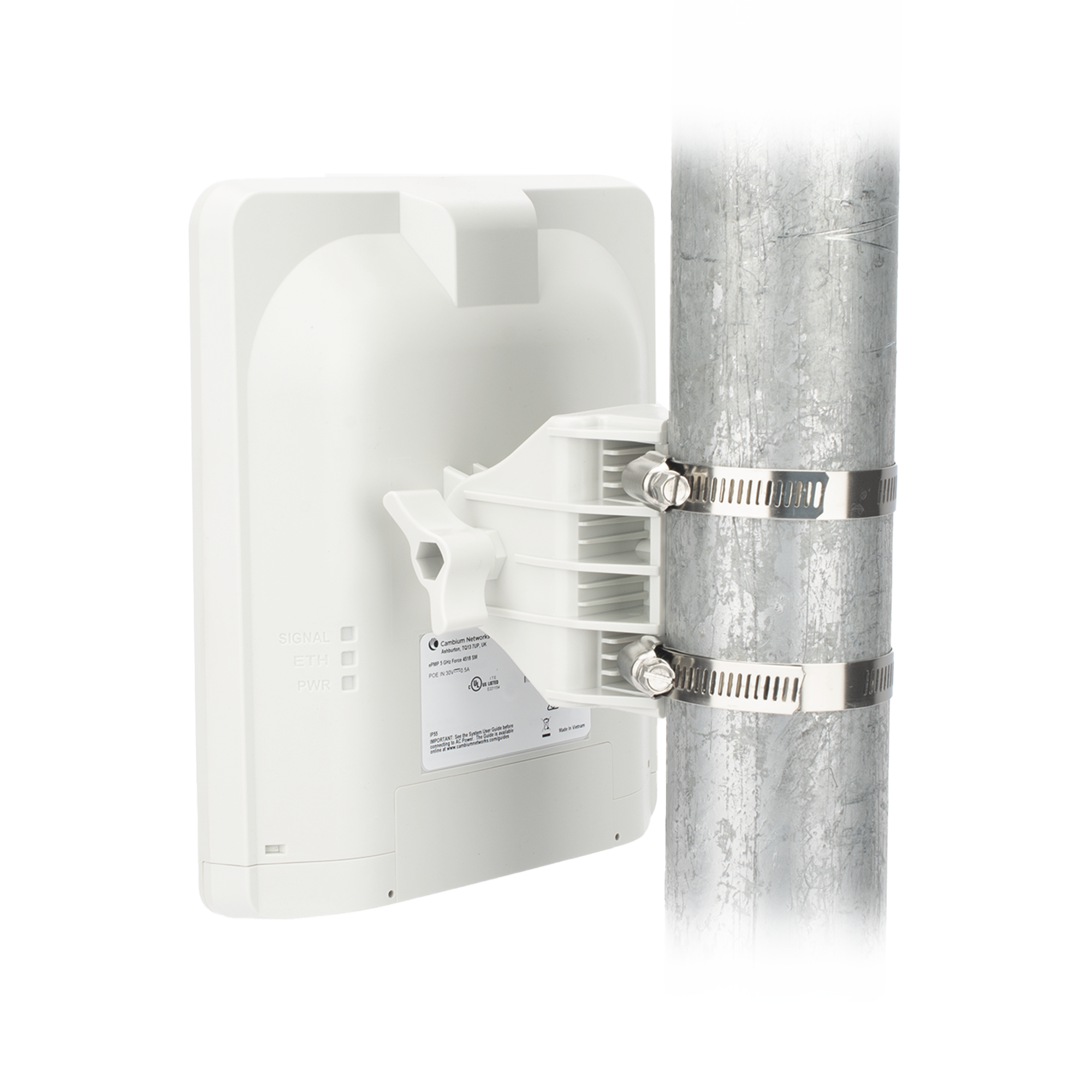 1 Gbps de capacidad / Suscriptor en 5 GHz / Force 4518 / 5 GHz / Antena Panel 18 dBi / Canales 20-40-80 MHz / MIMO 2x2 para una comunicación sin intermitencia / IP55 / PoE Incluido / Garantía 3 Años / (C050940C131A)