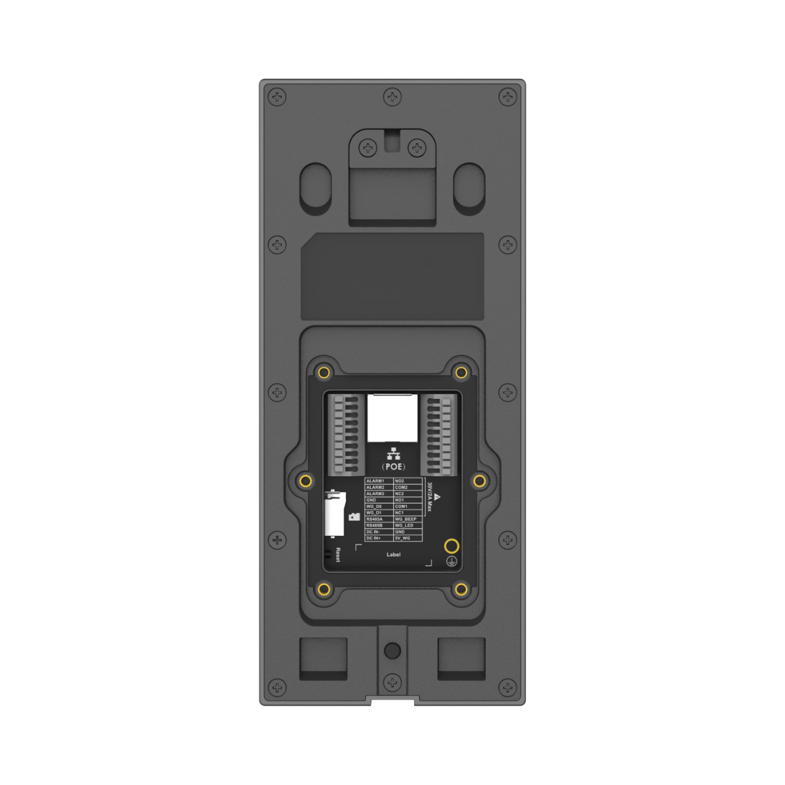 Grandstream, GDS3726, Video Portero SIP/VoIP 4MP, 1 botón de timbre, Onvif, RFDI, Metálico, IP66, IK10, WDR 120dB, IR 5m, IA ISP, 2 relays, PoE/af ó 9-36Vcc