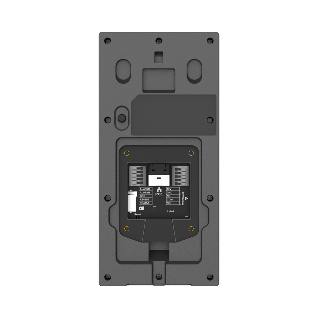 Grandstream, GDS3727, Video Portero SIP/VoIP 4MP, WiFi-6, 1 botón de timbre, Onvif, RFDI, plástico, IP66, IK07, WDR 120dB, IR 5m, IA ISP, 1 relay, PoE/af ó 12Vcc