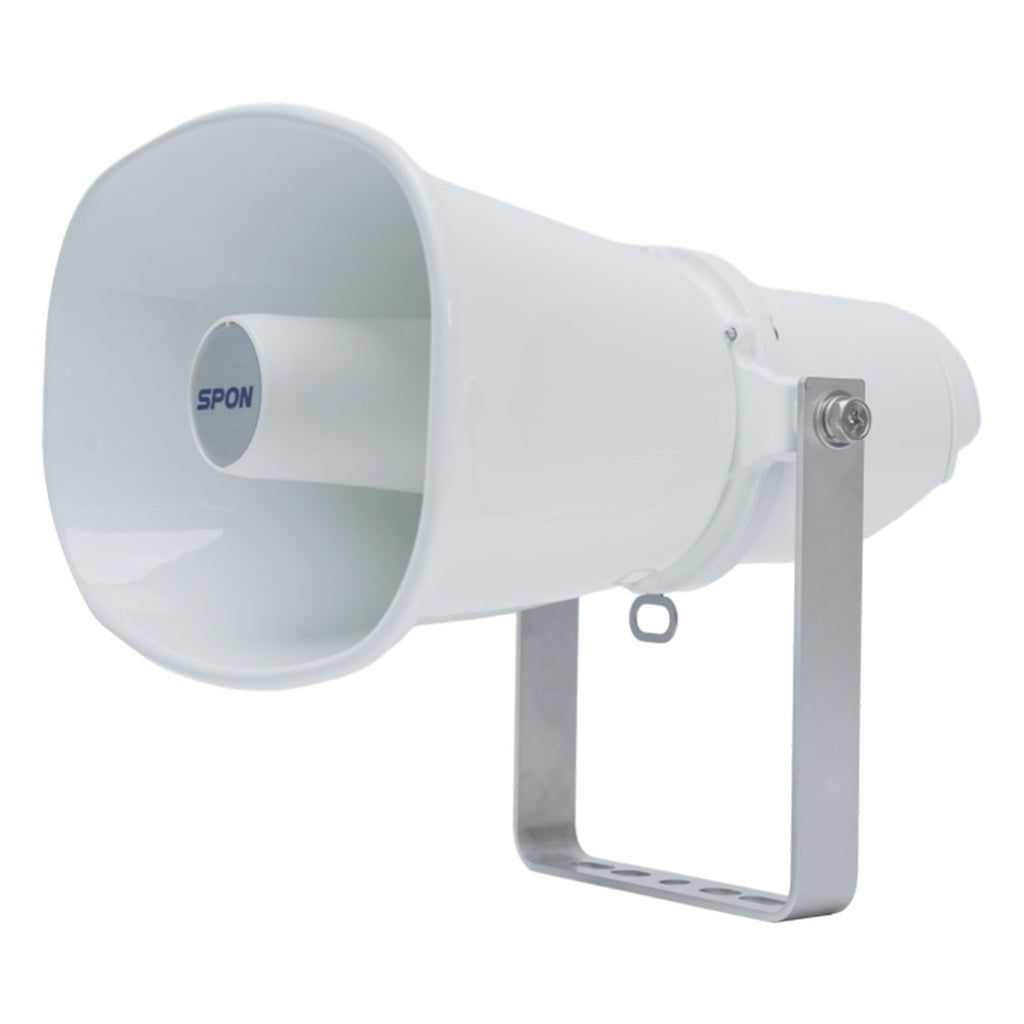 Bocina GEN-6392A01 IP/SIP uso exteriores IP66, PoE o 24V/1A, 10W máx, micrófono, metálica, contactos I/O