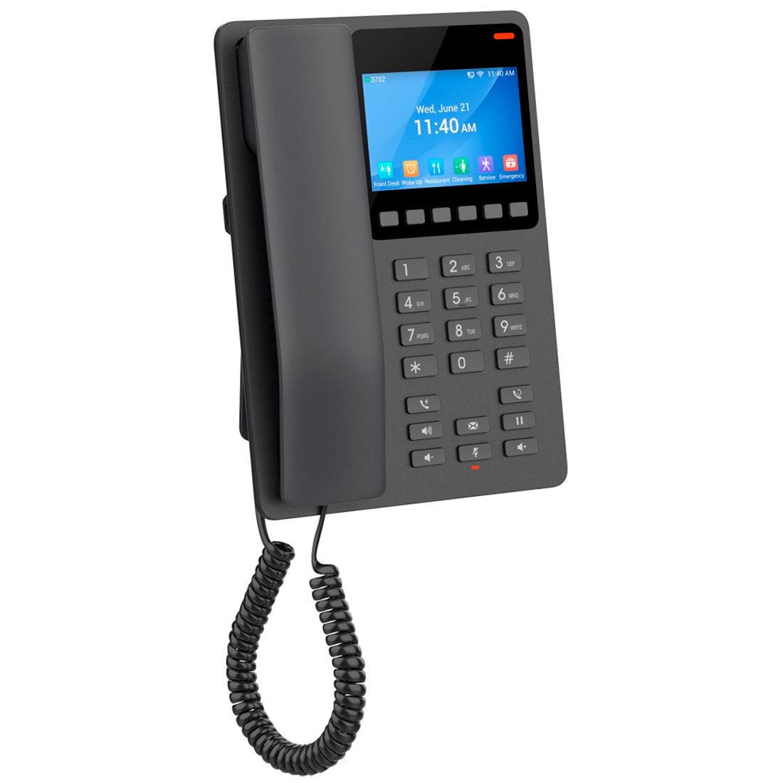 Teléfono IP para Hoteles Grandstream GHP631 | Pantalla a Color y Conexión PoE
