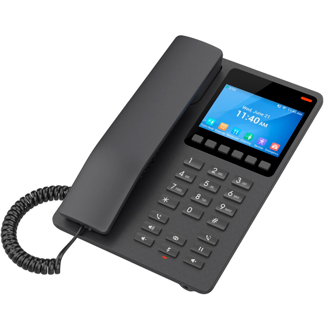 Teléfono IP para Hoteles Grandstream GHP631 | Pantalla a Color y Conexión PoE