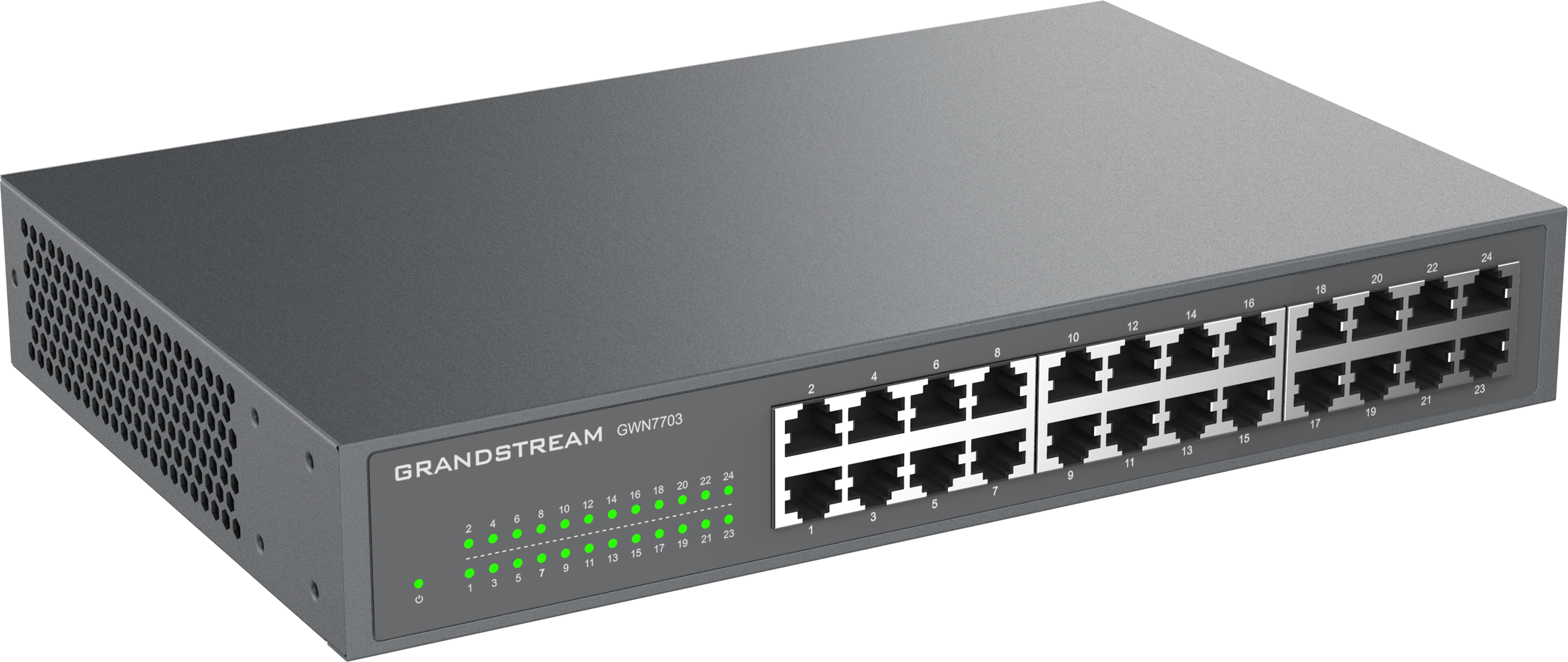 GWN7703 Grandstream Switch No Administrable, 24 puertos Giga Ethernet