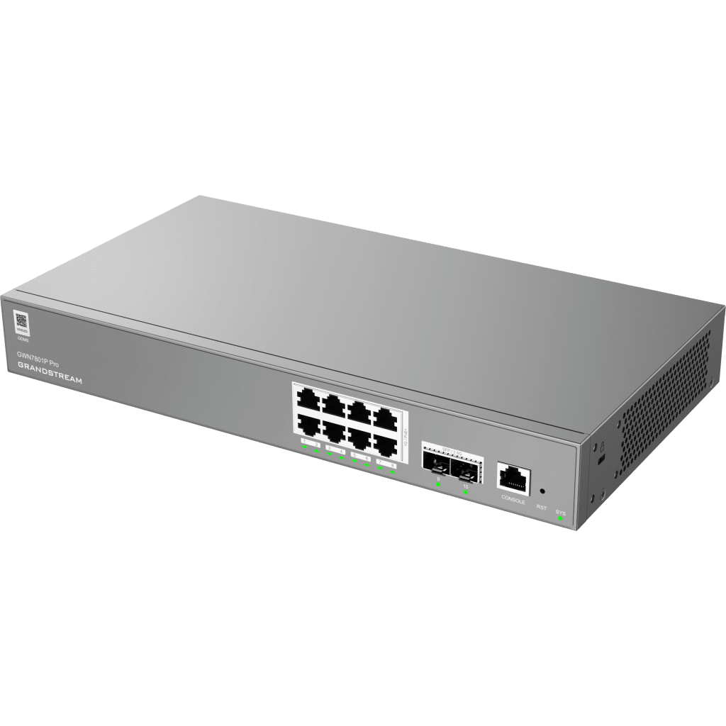 GWN7801P-Pro Switch PoE Grandstream Administrable 8 Giga Ethernet