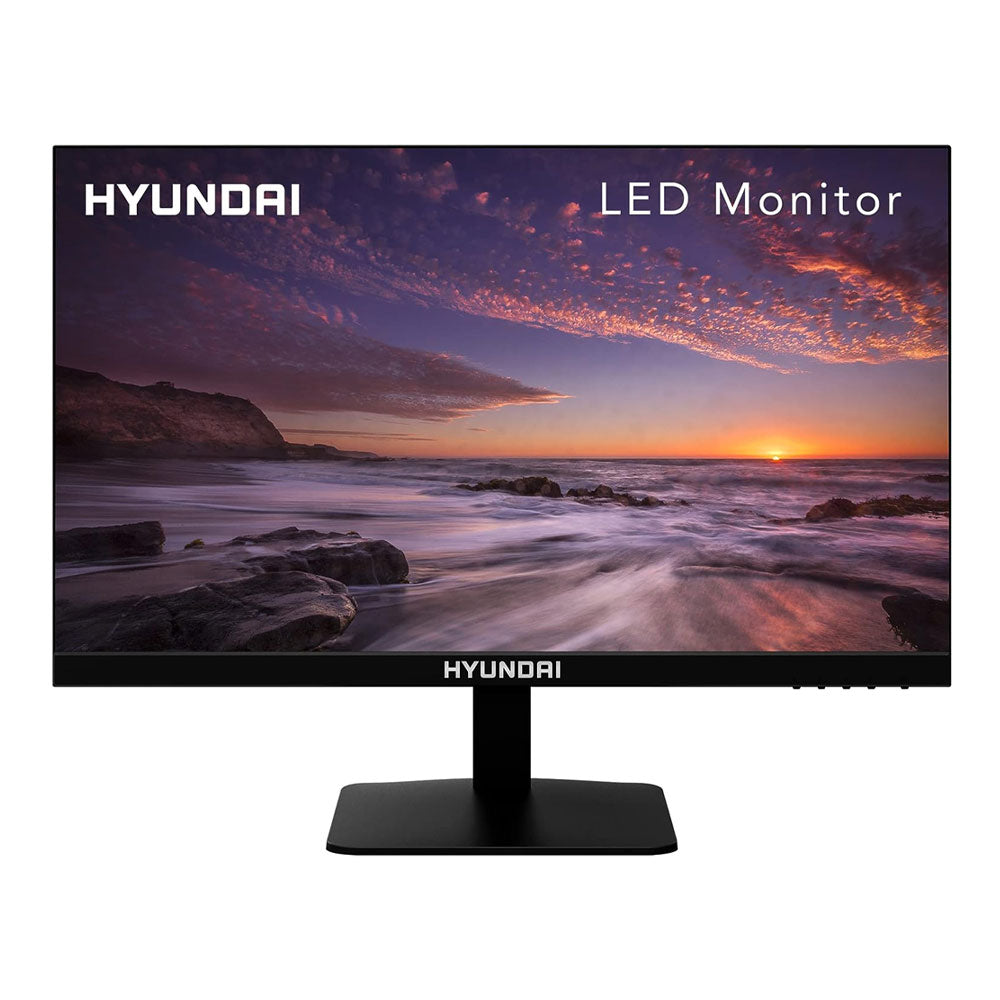 Monitor LED Hyundai HT24FOMBK01, Monitor Gamer Hyundai Serie 24FGM de 23.8", Resolución 1920 x 1080 (Full HD 1080p), 75Hz, Color Negro.