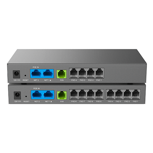 HT881, Gateway Análogo a VoIP, 8xFXO, 1xFXS, con ruteador, 3 cuentas SIP, PoE