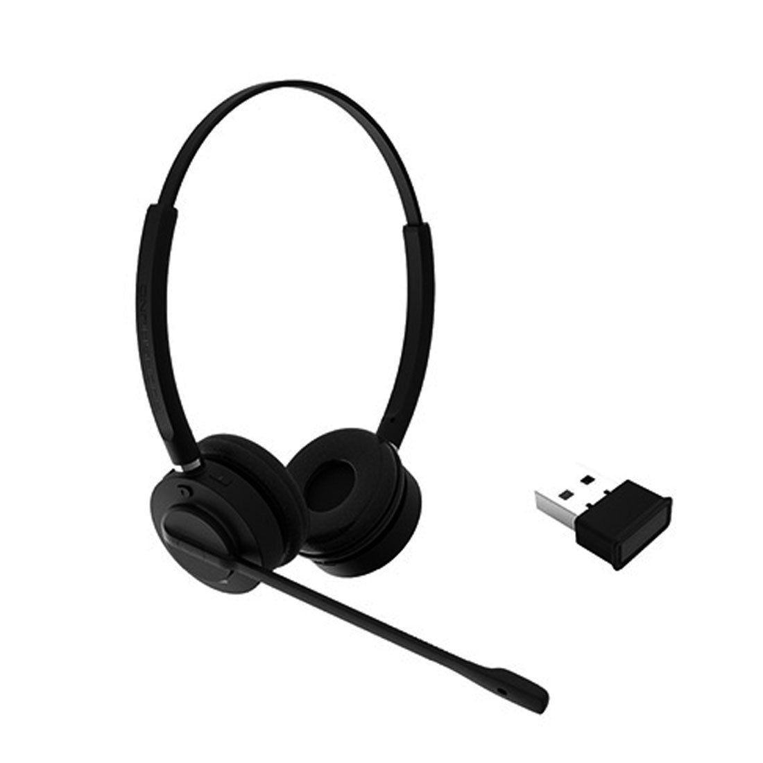 Addasound, INSPIRE 16PRO, Diadema Bluetooth Binaural Profesional, cancelación ruido, 30 mts, con adaptador USB-BT