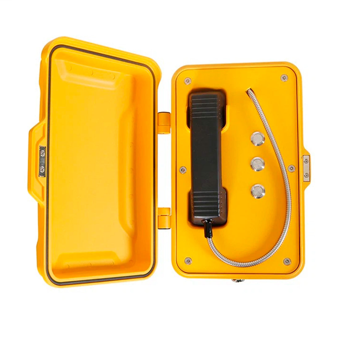 J&R Technology, JR101-3B-SIP, Teléfono IP, intemperie, 3 botones, SIP, PoE, Aluminio, montaje en pared, 334x204x109mm?