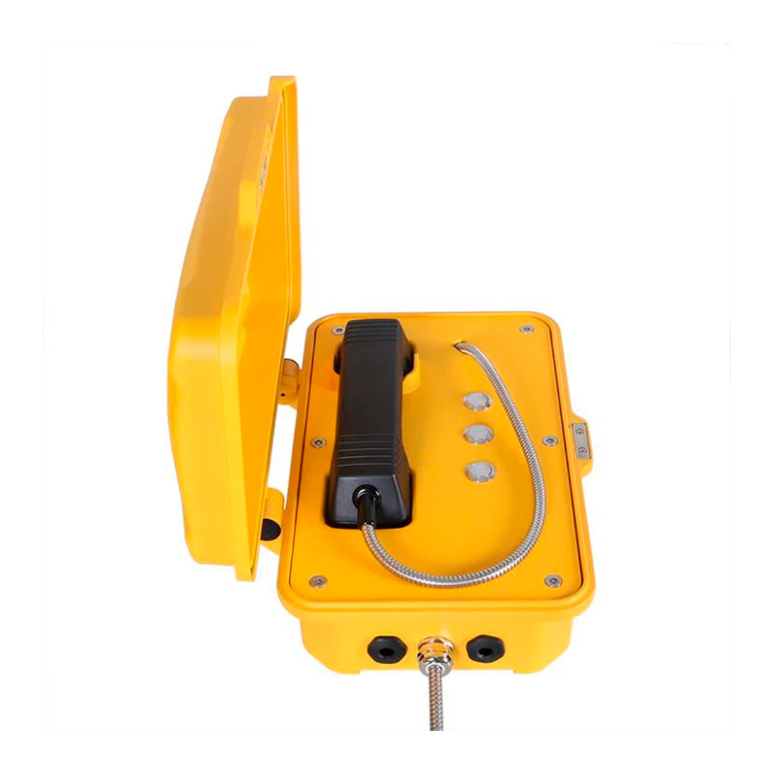 J&R Technology, JR101-3B-SIP, Teléfono IP, intemperie, 3 botones, SIP, PoE, Aluminio, montaje en pared, 334x204x109mm?