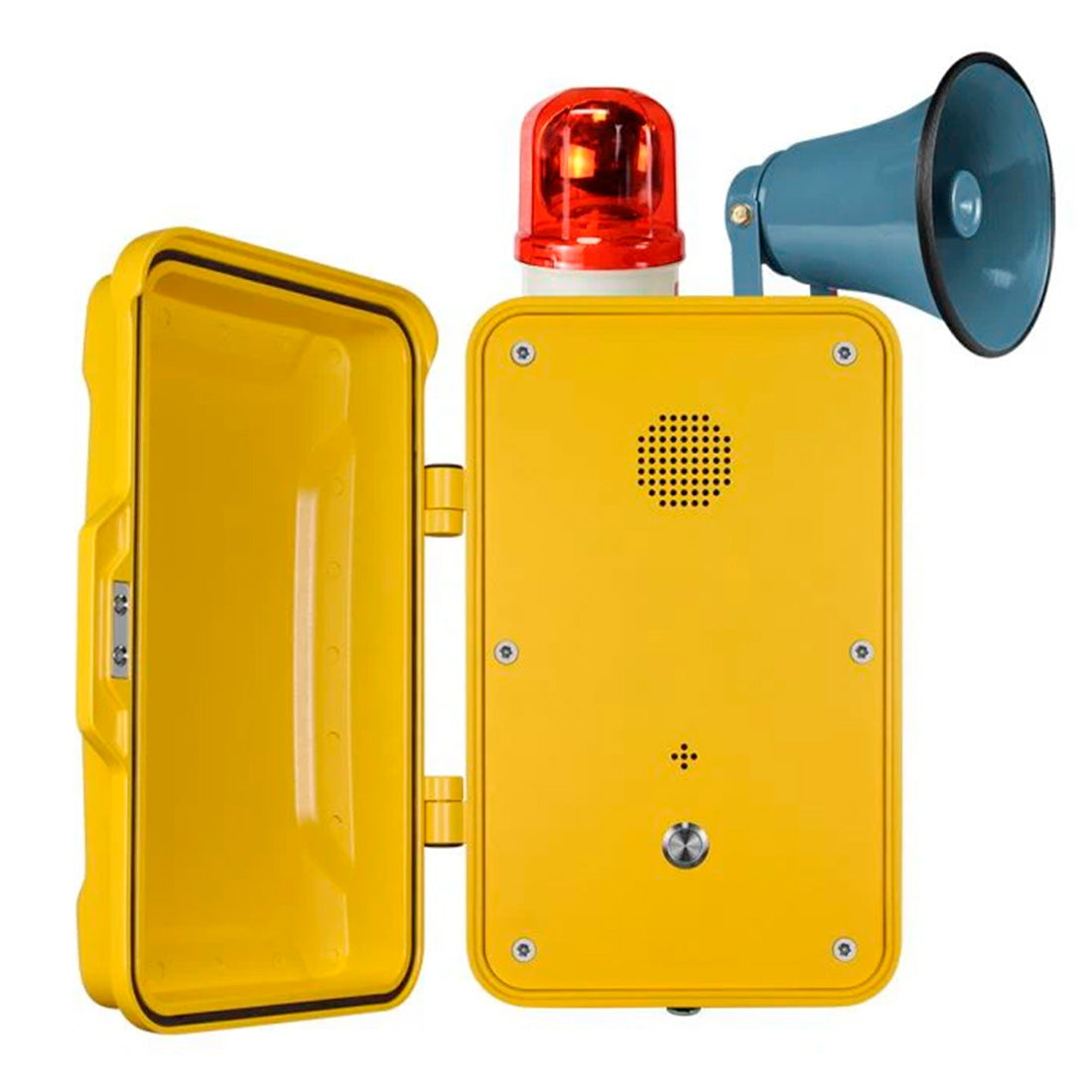 J&R Technology, JR102-SC-SIP, Teléfono IP, intemperie, manos libres 1 boton, SIP, PoE, Aluminio, montaje en pared, 334x204x109mm?