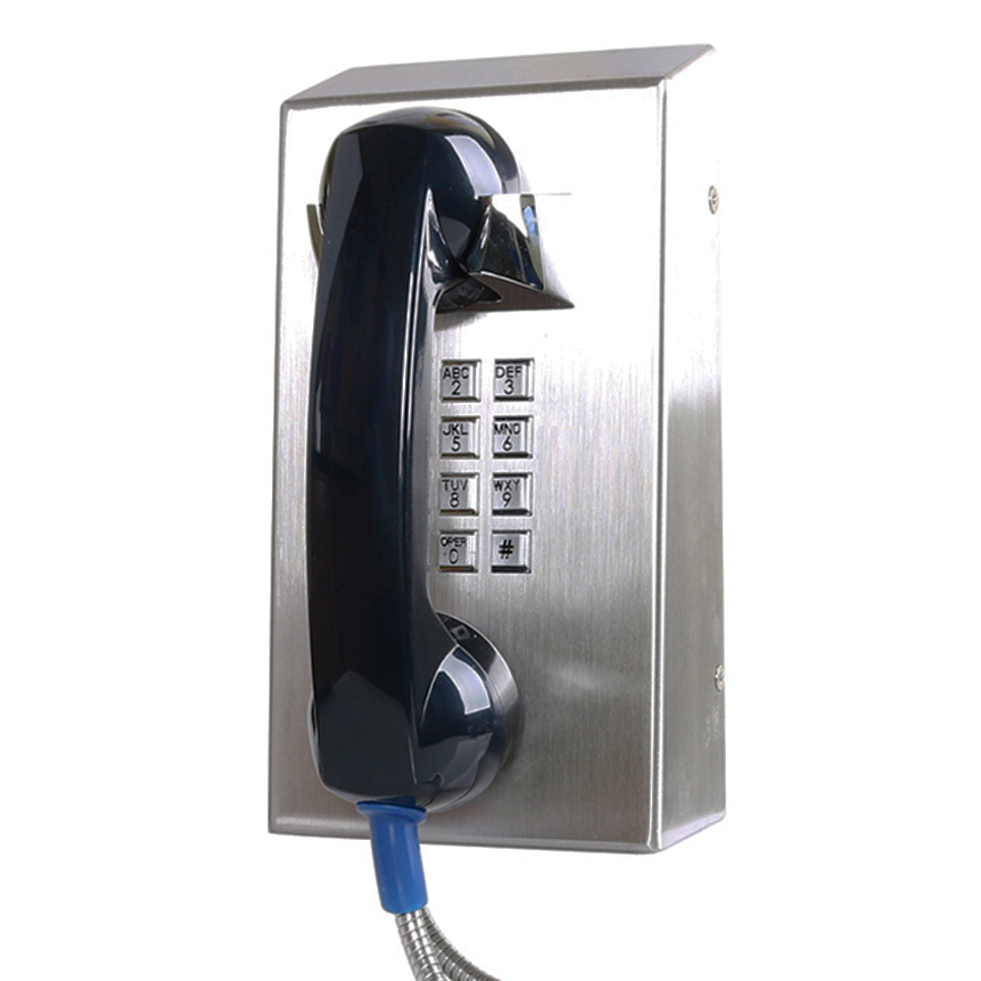 J&R Technology, JR201-FK-SIP-SS, Teléfono IP/SIP anti vandálico, acero inoxidable, 12 teclas, montaje en pared, 130x247x132mm