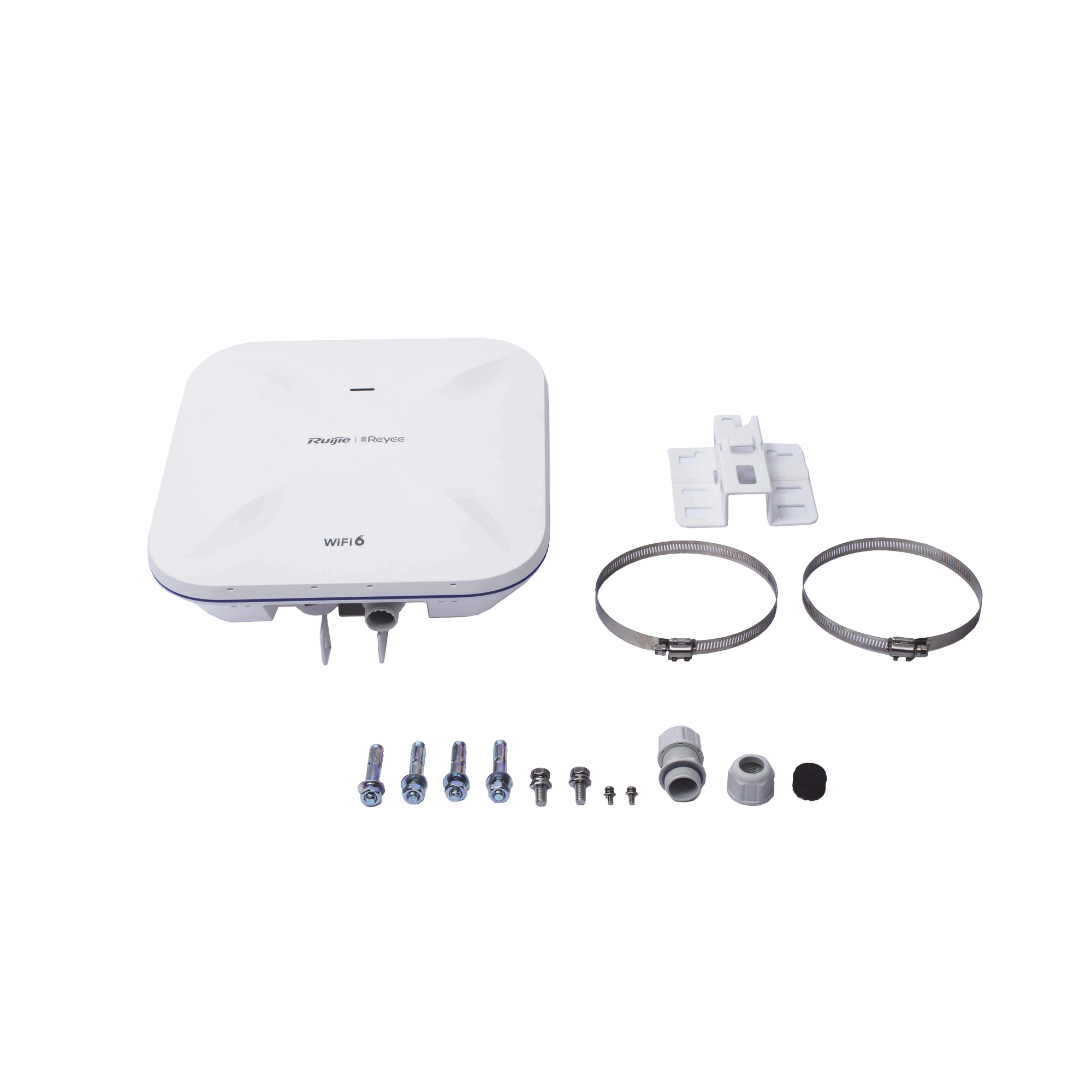 Punto de Acceso Mesh Wi-Fi 6 Industrial para Exterior / 360° / Filtros Anti Interferencia y Auto Optimización con IA