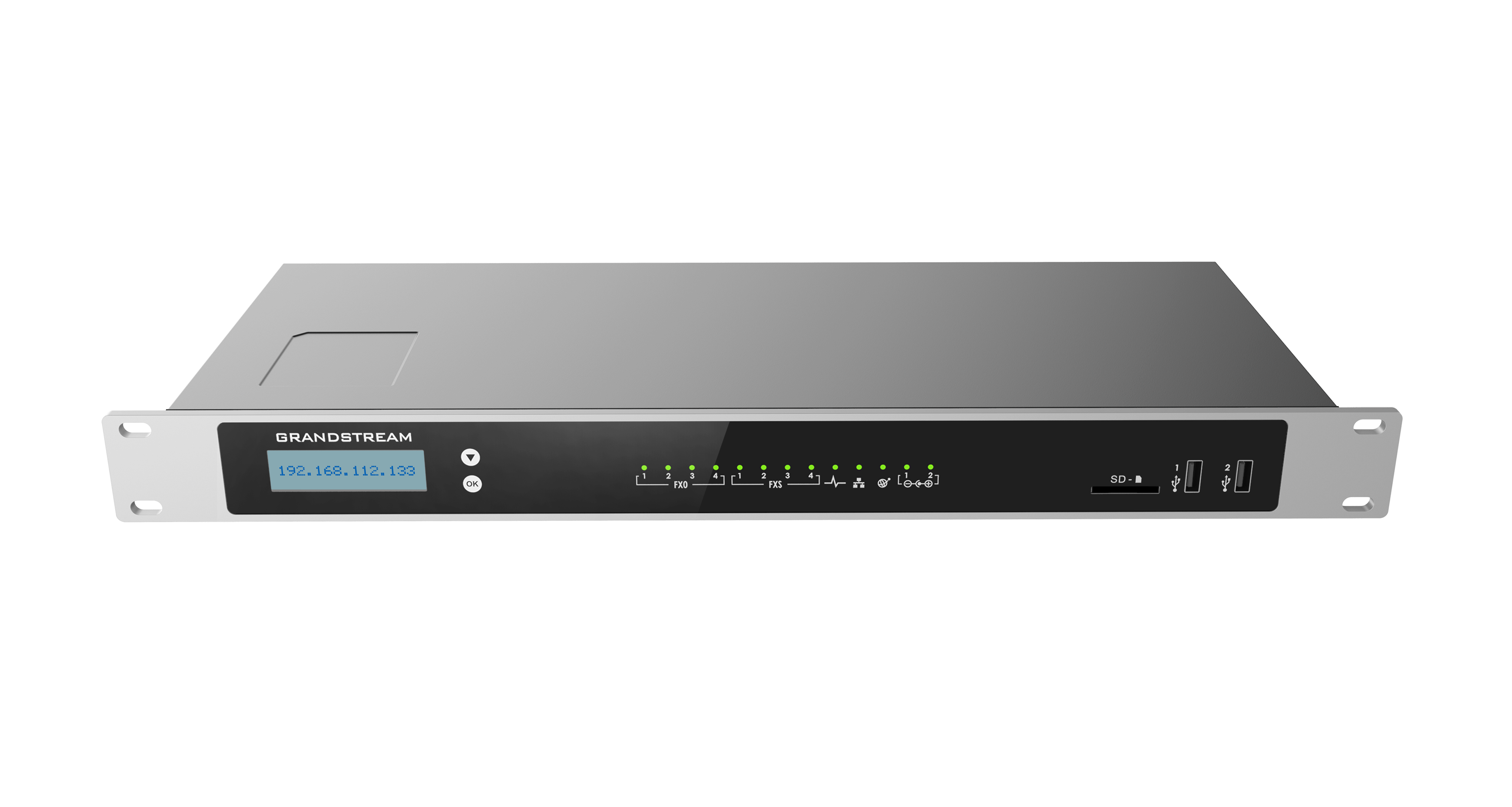 Grandstream UCM6304, Conmutador IP, 4 línea, 2000 usuarios, 300 llamadas simultáneas