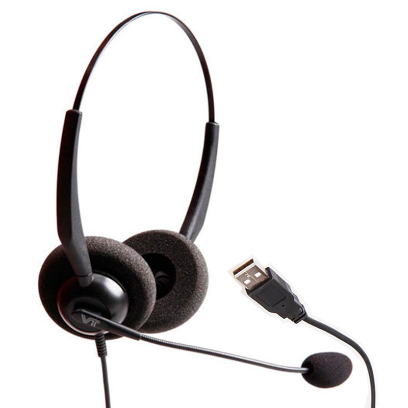 Diadema VT1000-Omni-USB-D Binaural, Conector USB