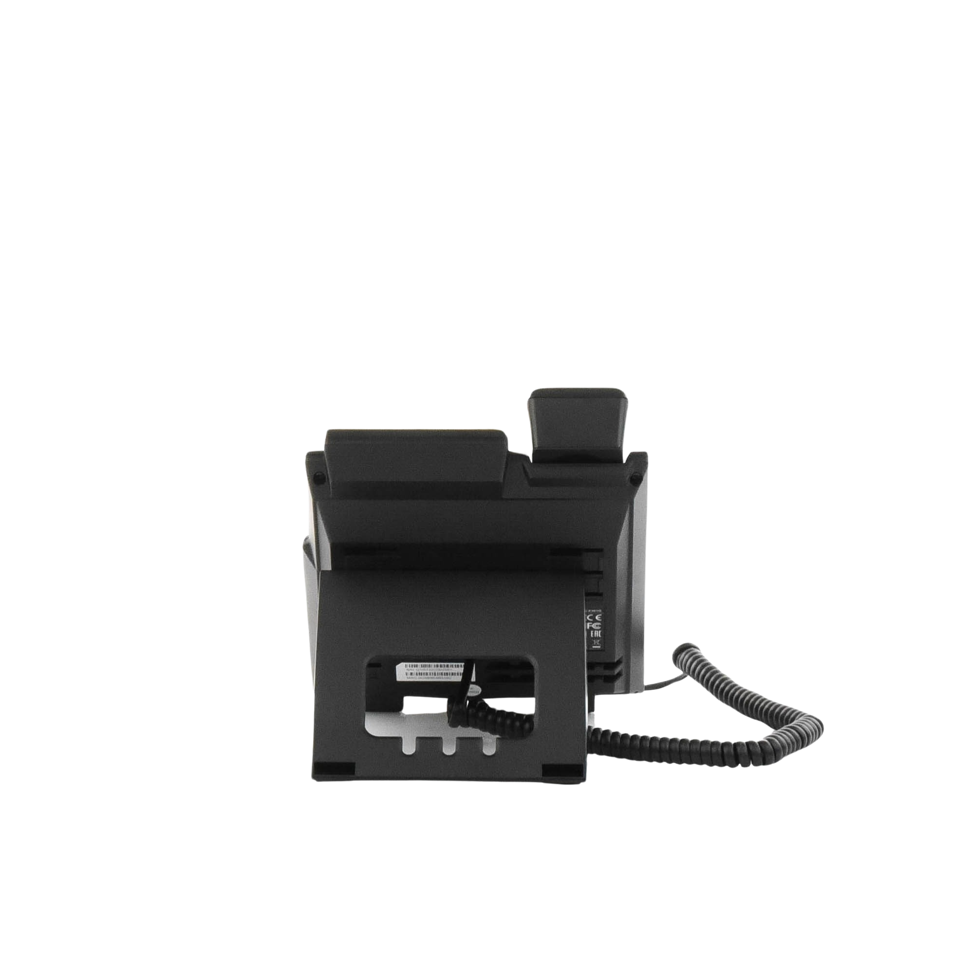 Teléfono IP empresarial para 2 lineas SIP con pantalla LCD, Puertos Gigabit, Códec Opus, conferencia de 6 vías, PoE.