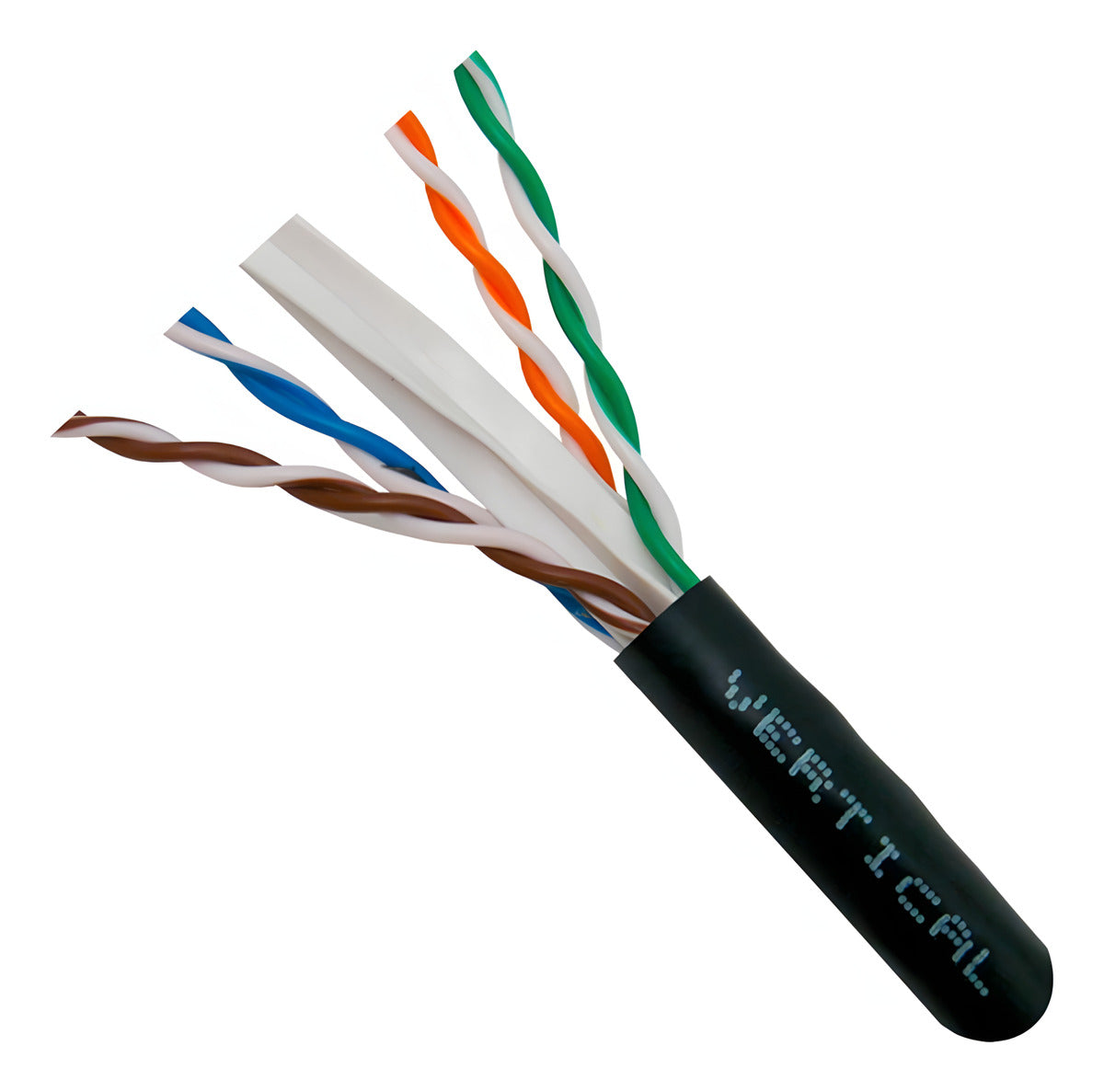 Cable UTP Cat6 Para Exteriores, clasificación UV, Negro, cobre sólido, 305mts 069-559/CMX