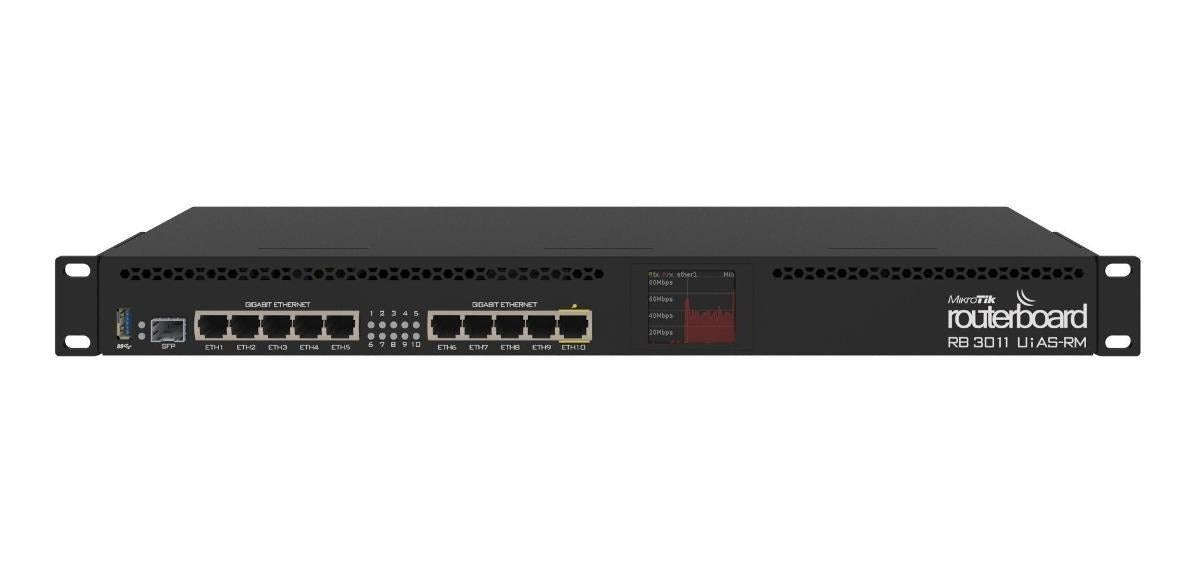 Rb3011uias-rm, Rb 10 Eth Gb 1.4ghz Cpu 1gb Ram Sfp Ln5 Rack
