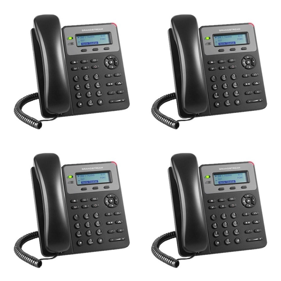 Paquete Grandstream 4 Teléfonos Ip GXP1610 Hd 1 Cuenta Sip