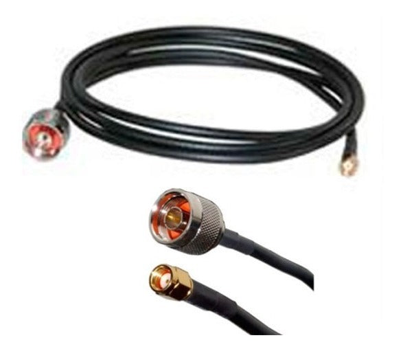 Ca400-nm-rsma-3, Cable Pigtal De Rp-sma A N-macho De 3 Pies