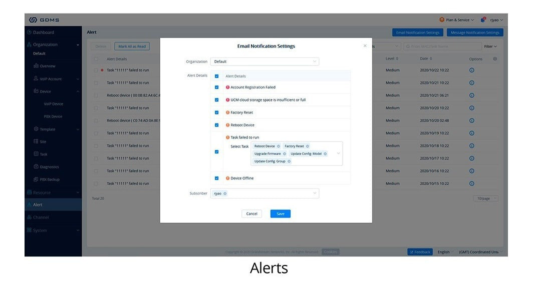 Grandstream UCMRC-PLAN-PLUS, Suscripción UCM RemoteConnect plan anual para 50 registros, 8 sesiones