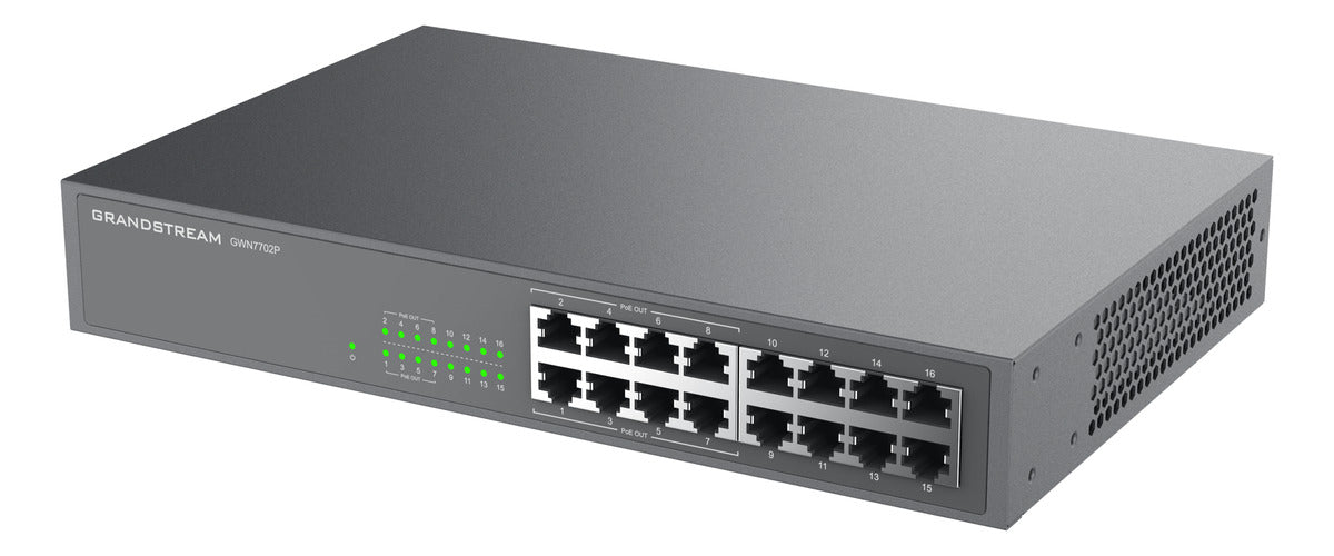 Switch PoE+ GWN7701P, No Administrable 8 Puertos 10 100 1000