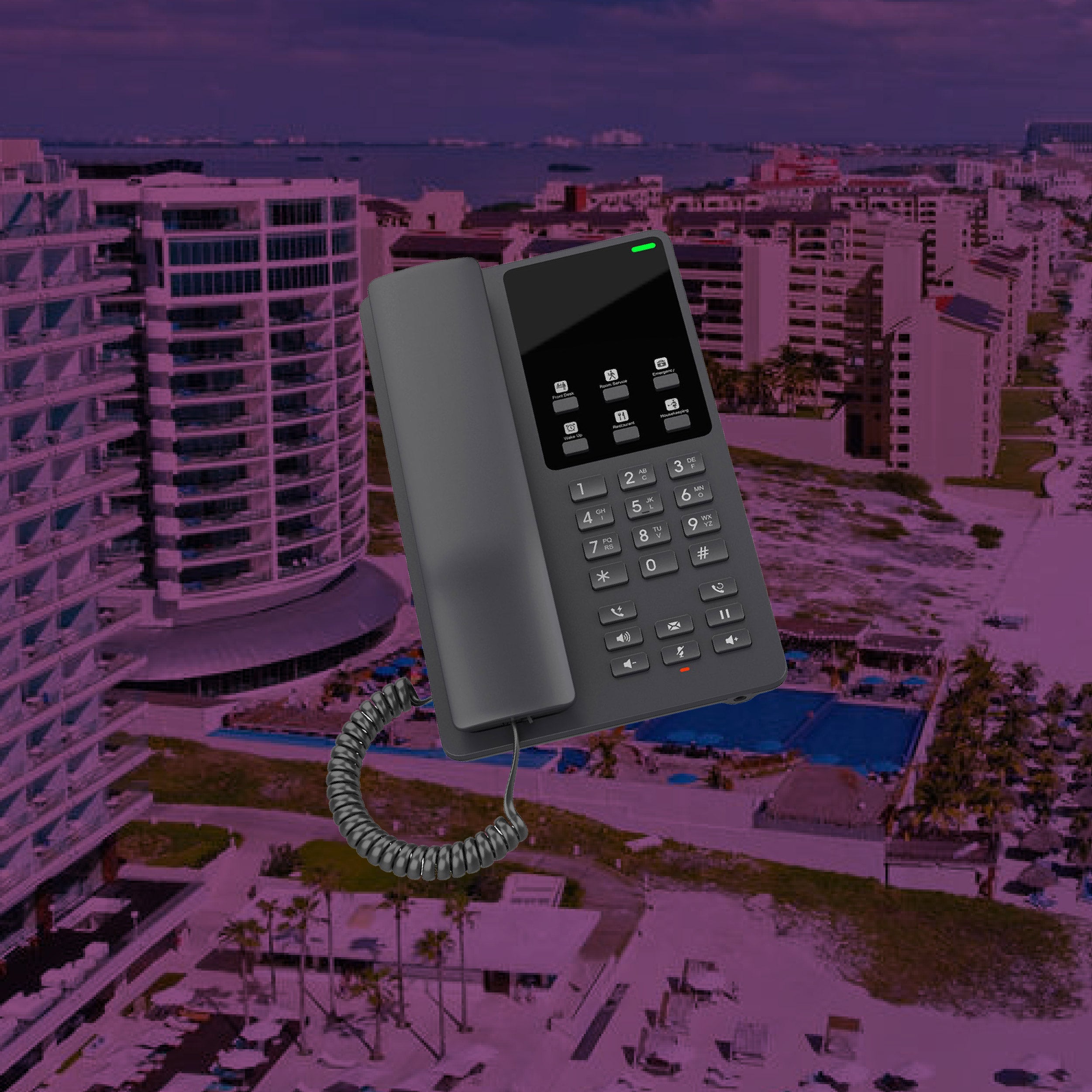 Paquete Grandstream Conmutador 4 Líneas Hotelero