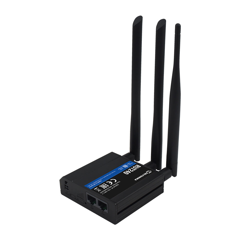 RUT240, Ruteador 4G/LTE (Cat 4) 3G, 2G, WAN Failover, WiFi, WAN/LAN, Compacto, I/O monitoreo y control, compatible con RMS