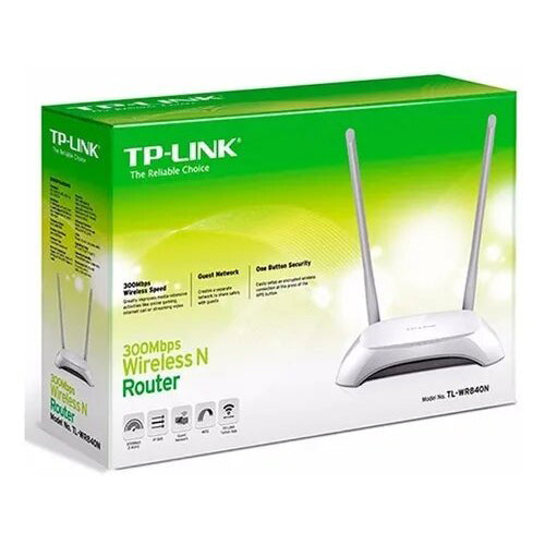 TL-WR840NV2, Router WiFi 2.4Ghz N300, 1 WAN, 4 LAN