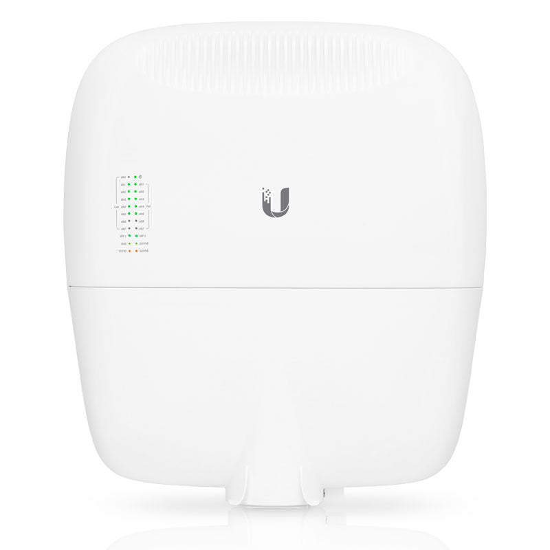 EP-R8, EdgePoint, Ruteador exteriores, 5 x PoE RJ45 y 2 RJ45/SFP