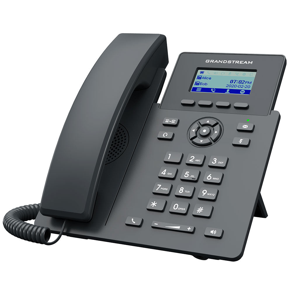 Grandstream GRP2601P, Teléfono IP, 2 cuentas SIP, 2 líneas, PoE