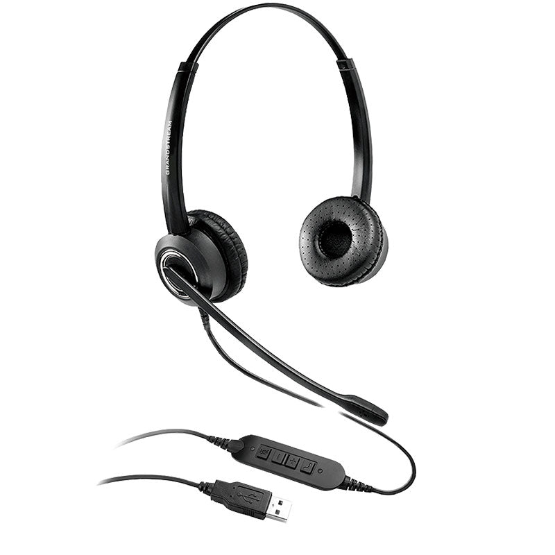 Grandstream GUV3000, Diadema Binaural, Conector USB 2.0