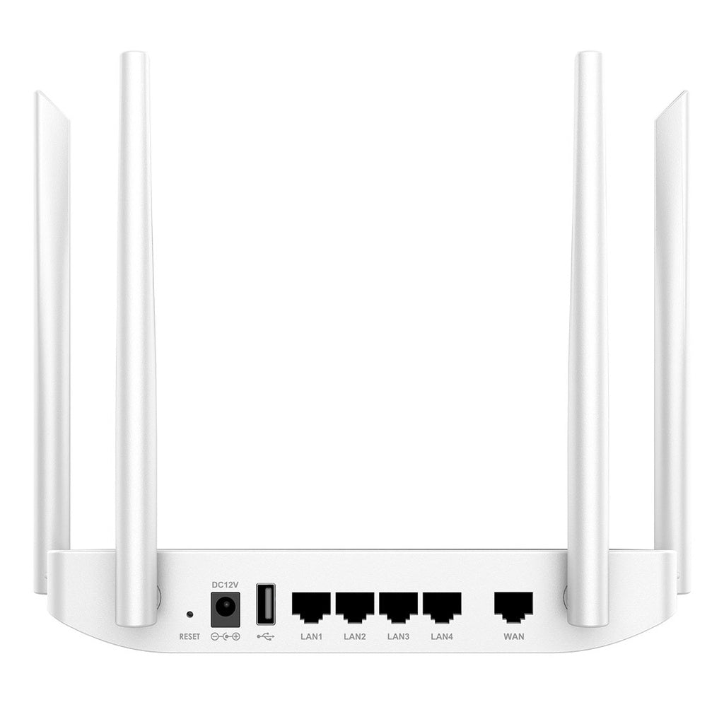 GWN7052, Router WiFi ac, 5xGigaEth, MU-MIMO 2x2, DualBand 1,27 Gbps, 100 conexiones, Mesh, QoS, VPN, GWN.cloud