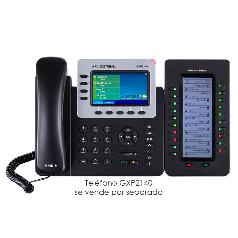 Grandstream GXP2200-EXT, Botonera 20 teclas para GXP2140, GXP2170 y GXV3240